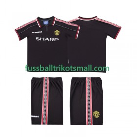 Fußballtrikots Manchester United 1999 Retro Kinder 1998 Kurzarm Auswärts-trikot kaufen